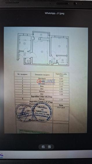 Apartament 2 camere în Tomis II, etaj 2, balcon și centrală proprie - 8