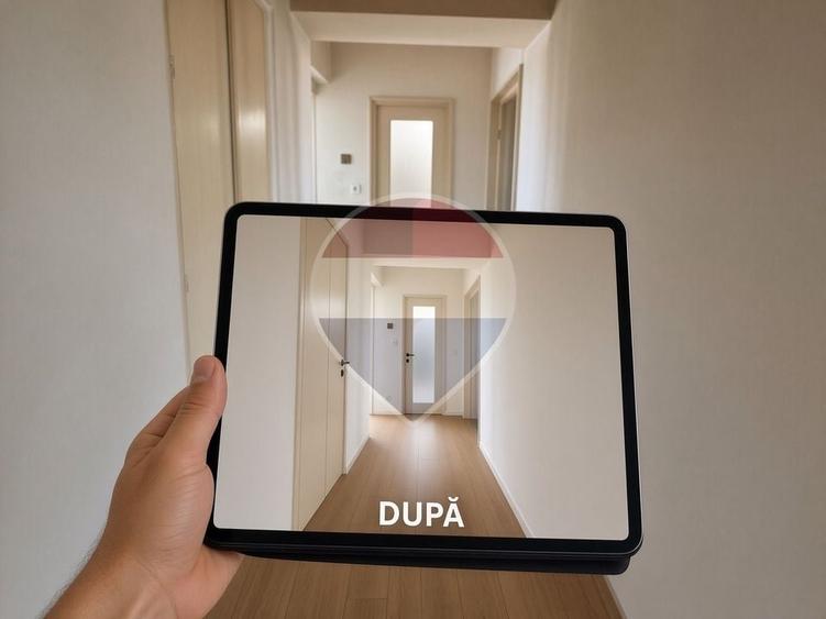 Apartament cu 3 camere decomandat în Trocadero
