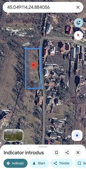Teren de 2100 mp, în Coșești