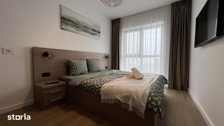 Apartament cu 2 camere decomandat, mobilat în Pajura
