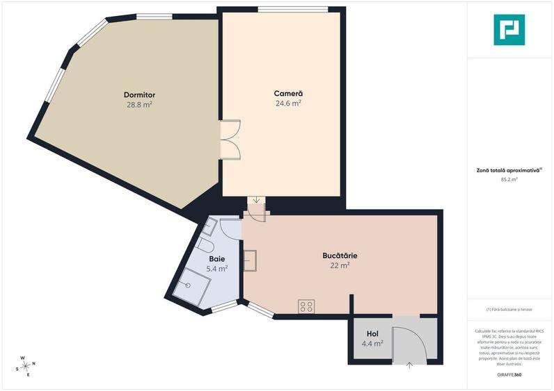 Apartament cu 2 camere în Complex Studențesc