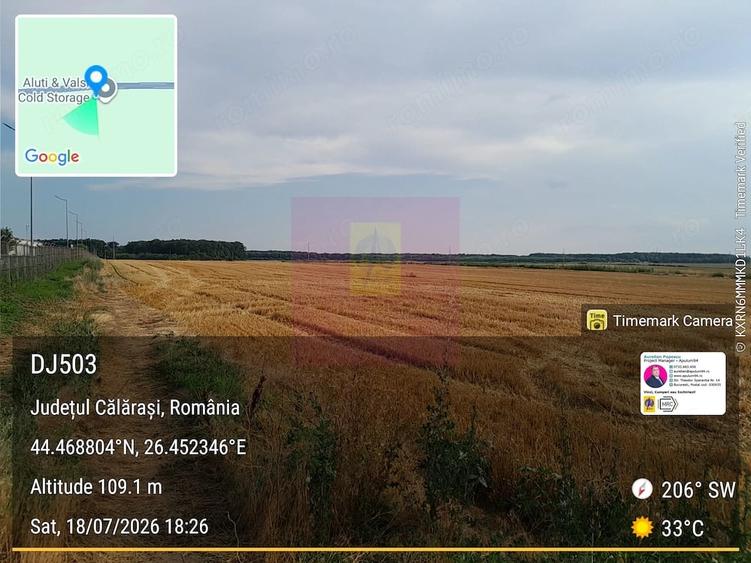 Teren de 21000 mp, în Belciugatele