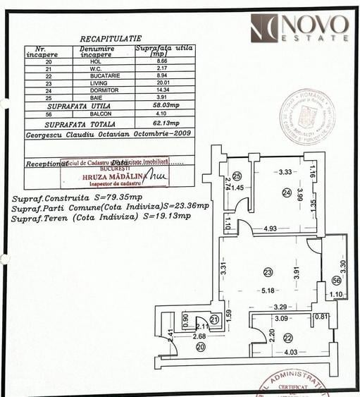 Apartament cu 2 camere semidecomandat în Baba Novac