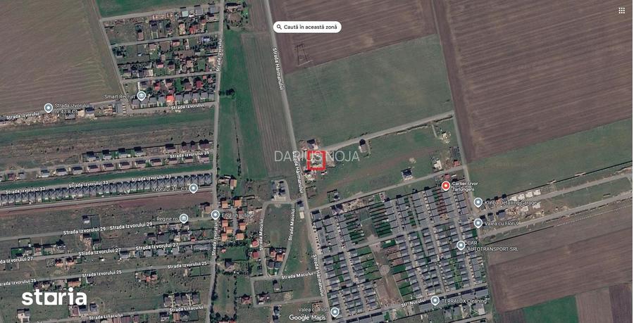 Teren intravilan 772 mp in Cartier Izvor Tarlungeni, Brasov