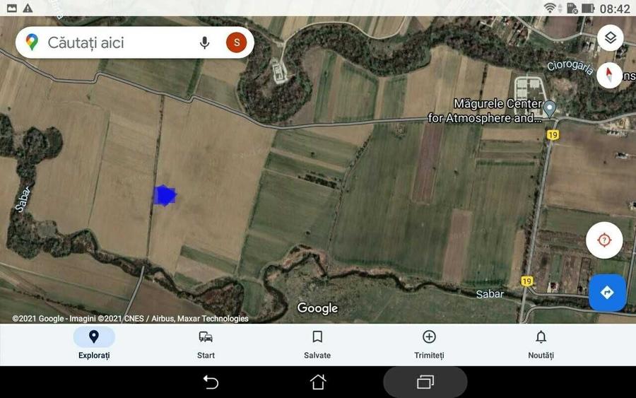 Teren de 5000 mp, în Vârteju