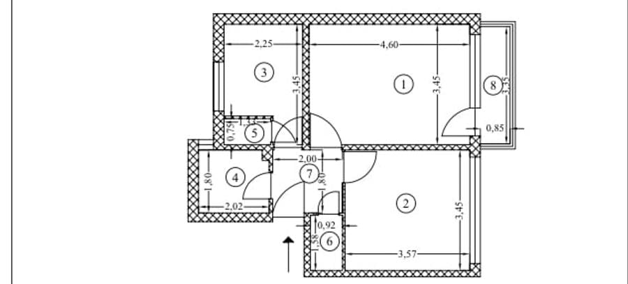 Apartament cu 2 camere decomandat în Drumul Taberei
