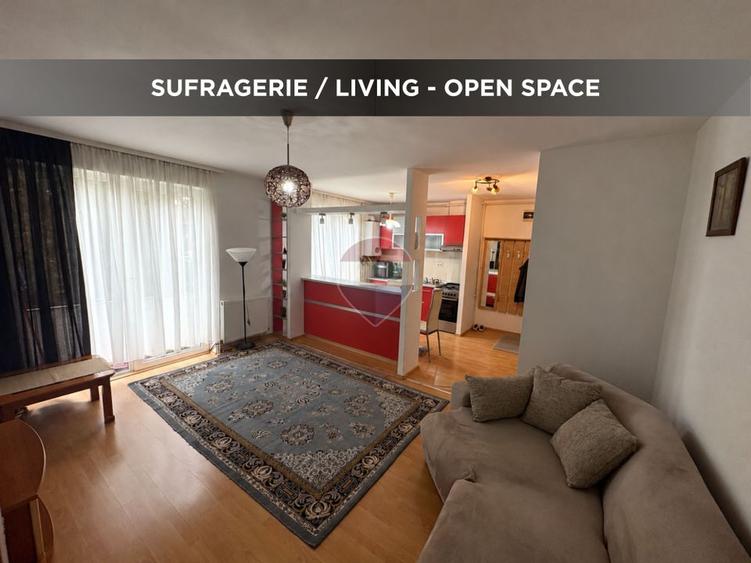 Apartament cu 2 camere semidecomandat, mobilat în Orașul Vechi