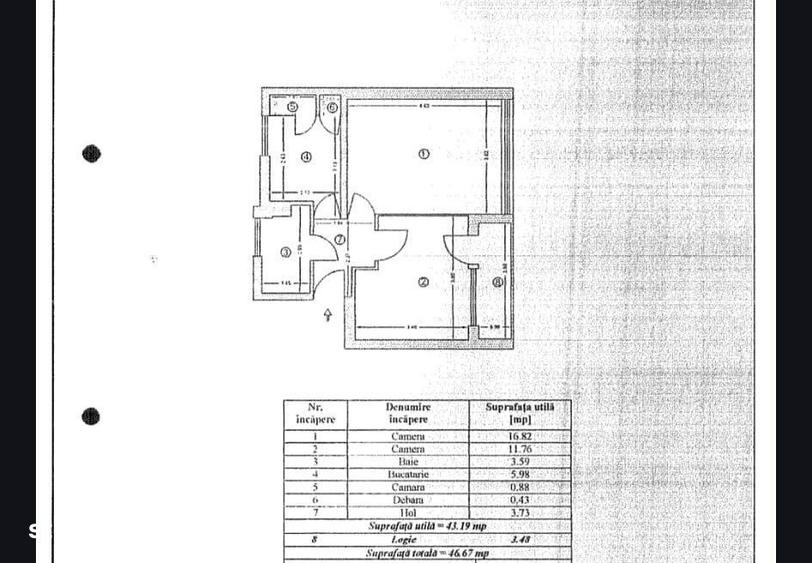 Apartament cu 2 camere decomandat, mobilat în Tineretului