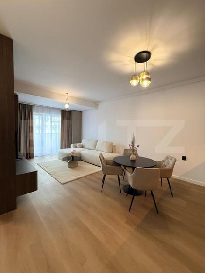 Apartament cu 2 camere semidecomandat, mobilat în Florești