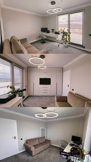 Apartament cu 3 camere semidecomandat în Florești