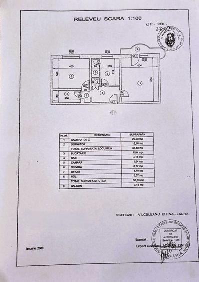Apartament cu 2 camere decomandat în 13 Septembrie