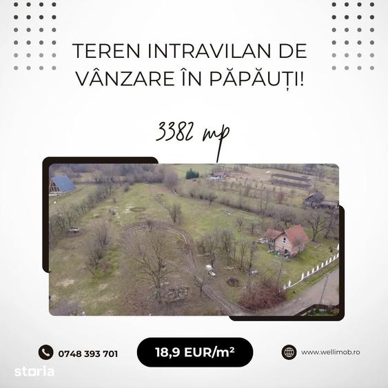Teren de 3382 mp, în Zagon