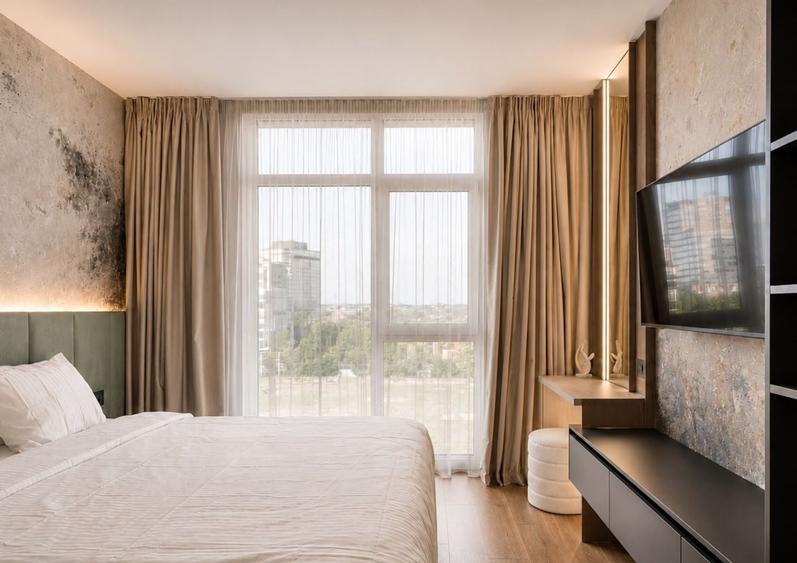 Apartament cu 2 camere decomandat, mobilat în Central