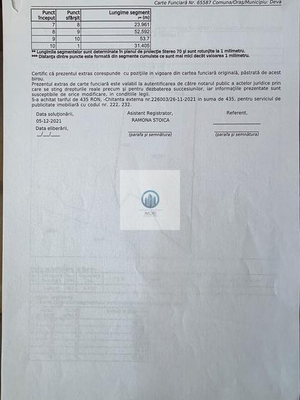 Teren agricol extravilan de 4486 mp, în Zăvoi