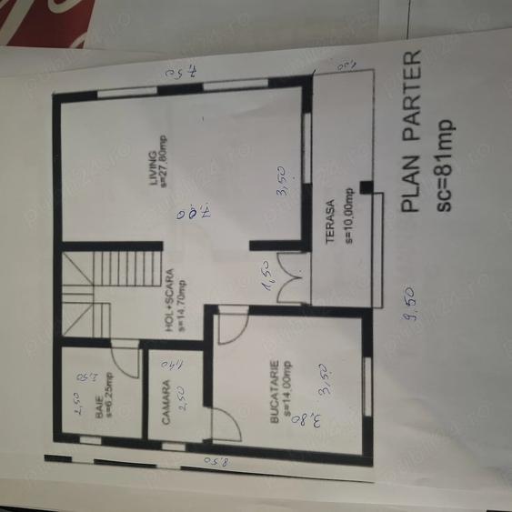 Casă cu 5 camere cu Teren 253 Mp în Valu lui Traian