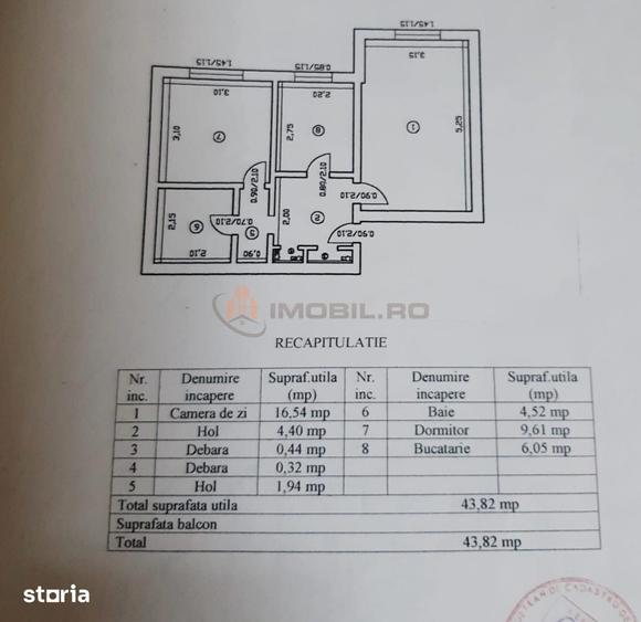 Apartament cu 2 camere decomandat în Alexandru cel Bun