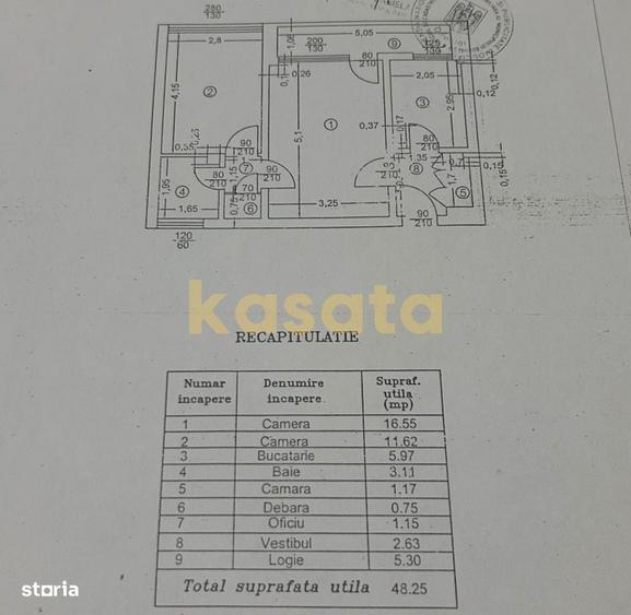 Apartament cu 2 camere în Basarabia