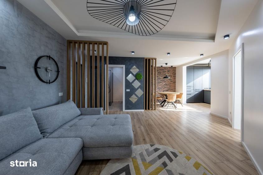 Apartament cu 3 camere, mobilat în Florești