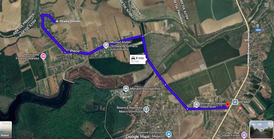 Teren Construcții intravilan de 3132 mp, în Piscu