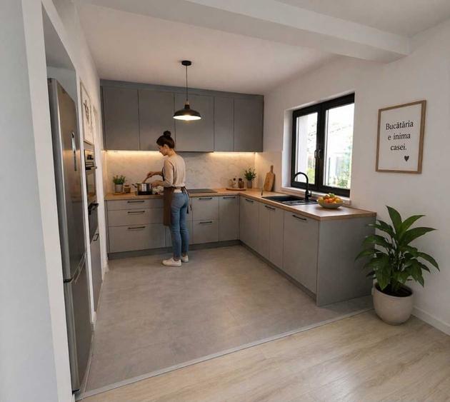 Casă cu 4 camere cu Teren 530 Mp în Brebu