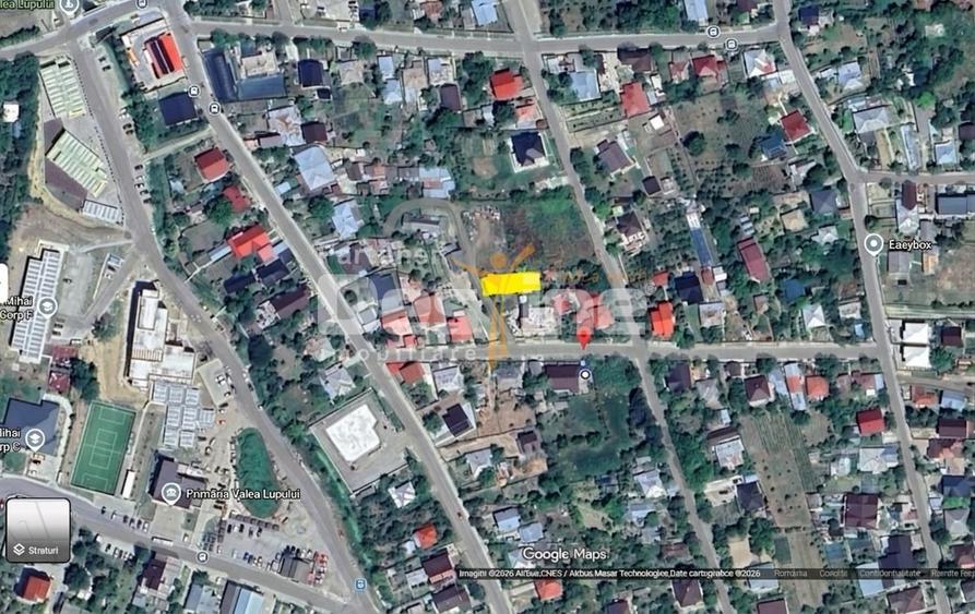 Teren Construcții intravilan de 325 mp, în Valea Lupului