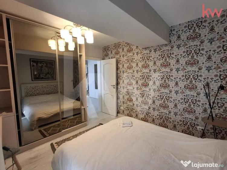 Apartament cu 2 camere semidecomandat, mobilat în Central