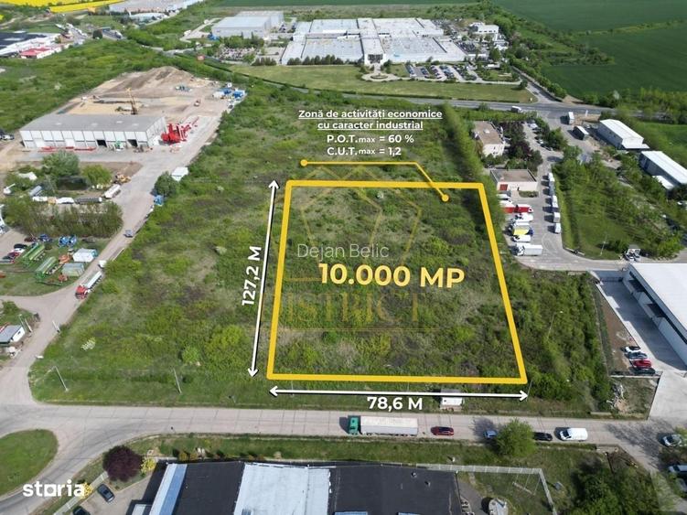 Teren cu destinatie industriala | 10.000mp | Torontalului