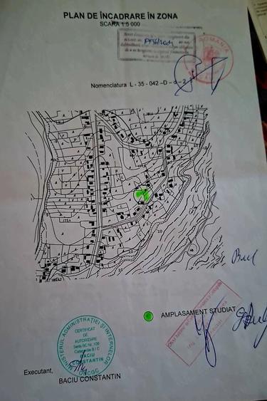 Teren de 3500 mp, în Drăgești