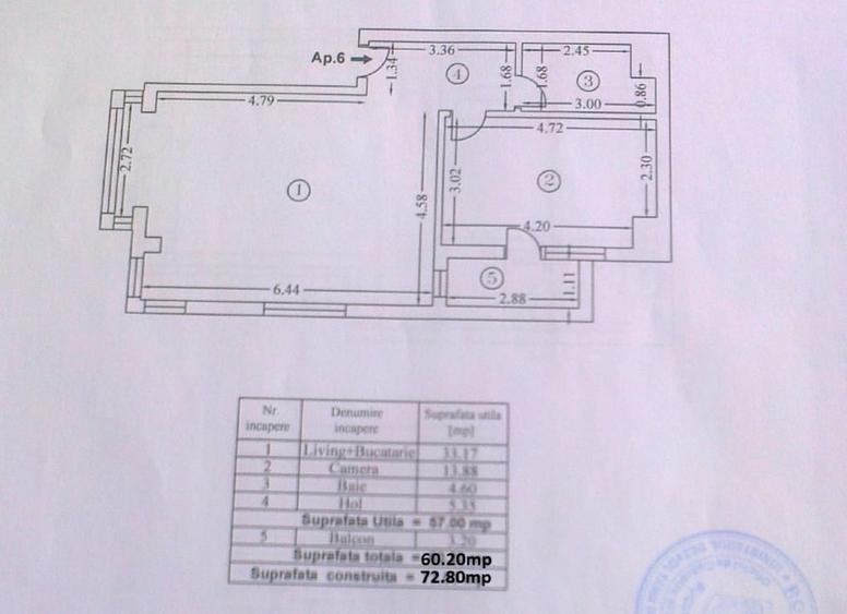 Apartament 2 camere de vânzare – zona bisericii Bazilescu - 8