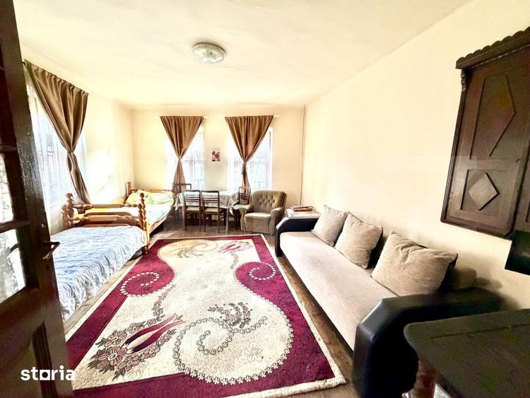 Casă cu 2 camere cu Teren 500 Mp în Central
