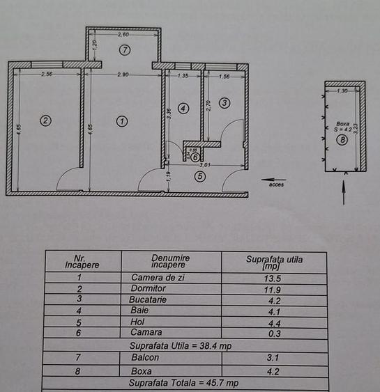 Apartament doua camere centrala gaz Inel II - 7