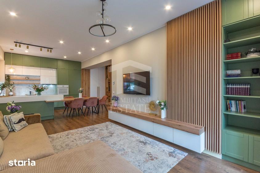 Apartament cu 3 camere, mobilat în Herăstrău