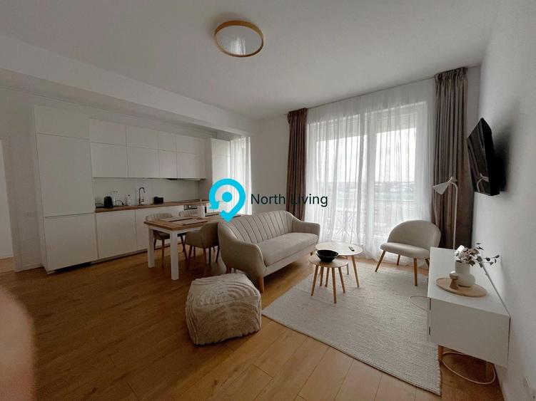 Apartament cu 3 camere semidecomandat, mobilat în Tunari