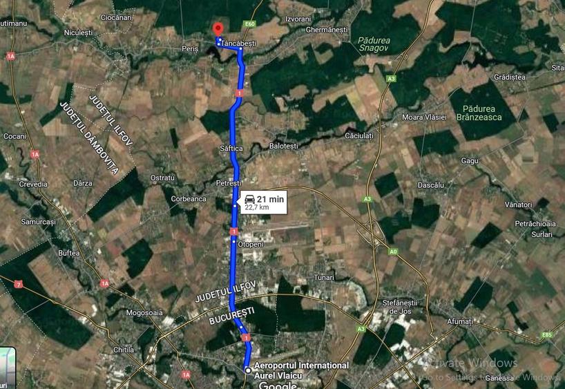 Teren Construcții intravilan de 1000 mp, în Tâncăbești