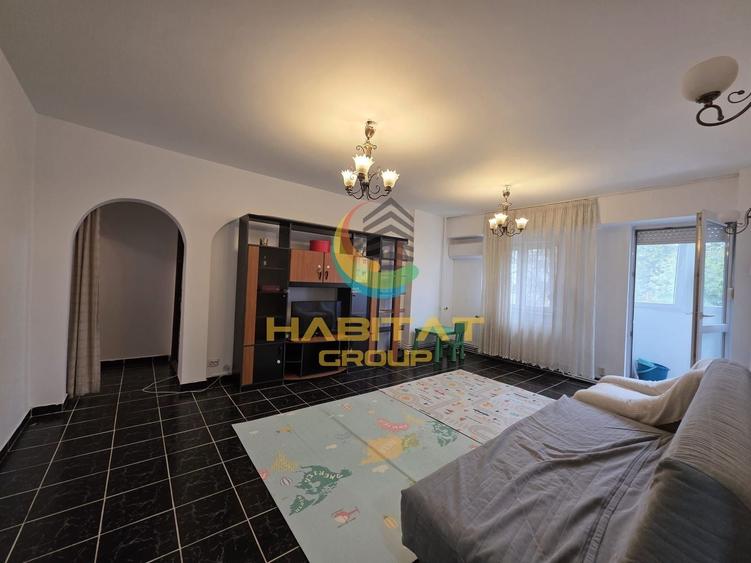 Apartament cu 3 camere semidecomandat, mobilat în Aviației