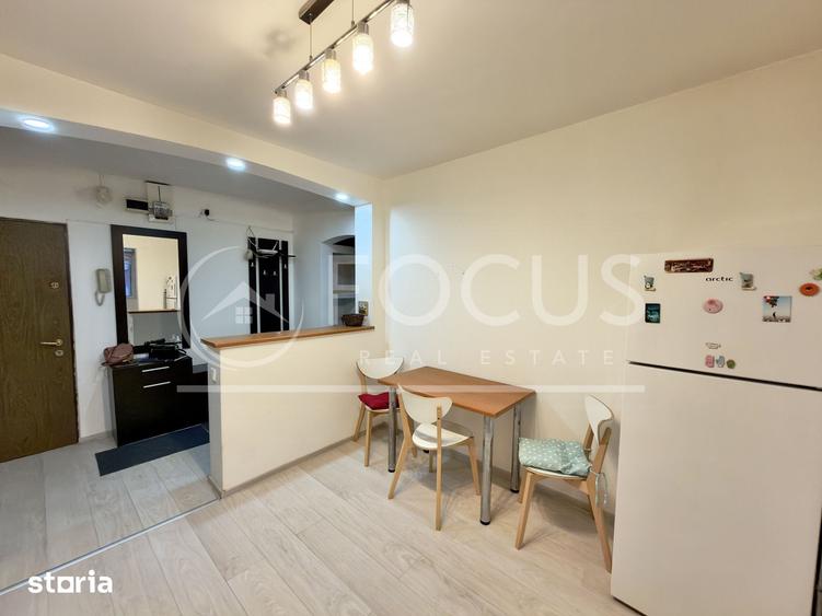 Apartament cu 2 camere decomandat în Tei