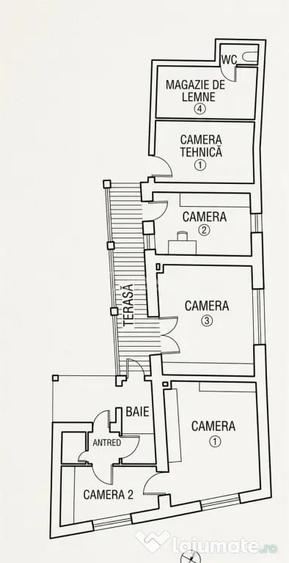 Casă cu 4 camere cu Teren 1439 Mp în Exterior Vest