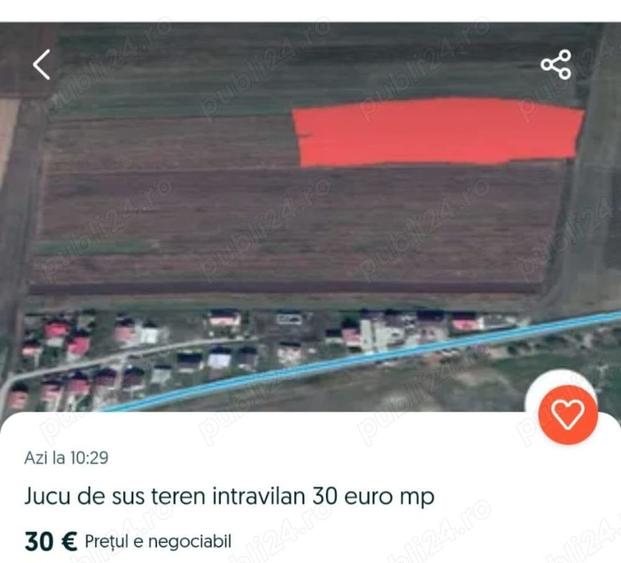 Teren de 6350 mp, în Jucu