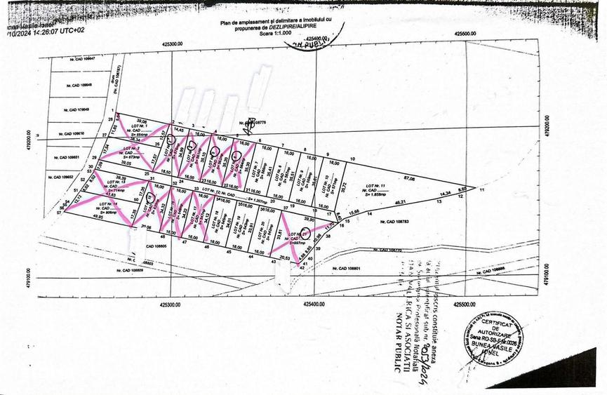 Parcele de teren extravilan pentru cabane- Rusciori ,jud Sibiu - 2