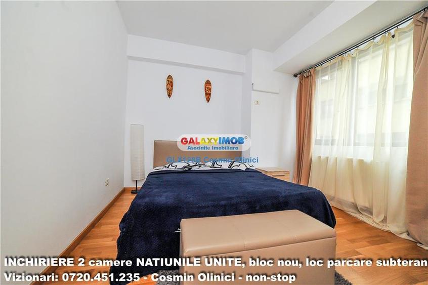 Apartament cu 2 camere decomandat, mobilat în Națiunile Unite