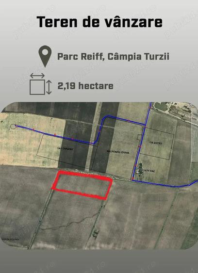 Teren extravilan 21.900 mp Parcul Industrial Reiff, Campia Turzii - 3
