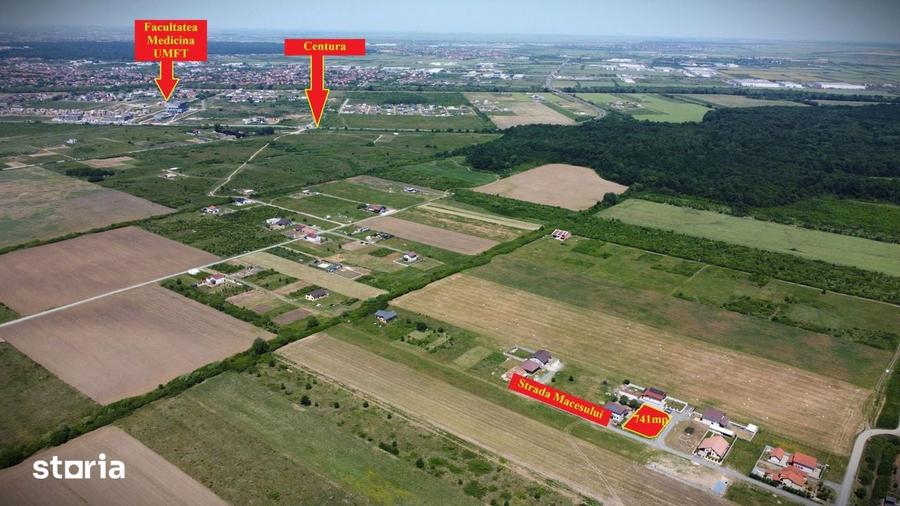 741mp Teren Mosnita, cu utilitati | 54.000Euro - Padurea Bistra - 3