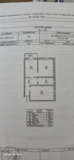 Apartament cu 2 camere decomandat în Pârneava