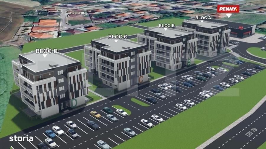 Apartament cu 3 camere în Vetiș