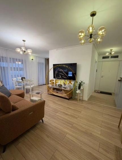 Apartament cu 3 camere semidecomandat, mobilat în Barbu Văcărescu