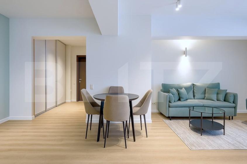 Apartament cu 2 camere semidecomandat, mobilat în Plopilor