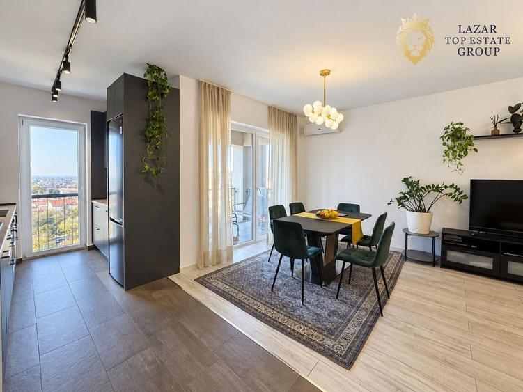 Apartament cu 3 camere semidecomandat, mobilat în UTA