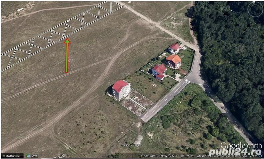 Teren 5000 mp , Cartier Padurea Baneasa , dubla deschidere 25m - 5