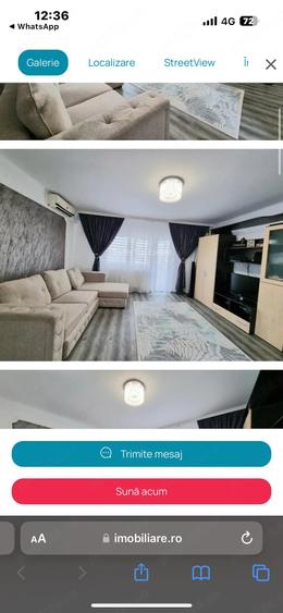 Apartament cu 2 camere decomandat în Cumpăna