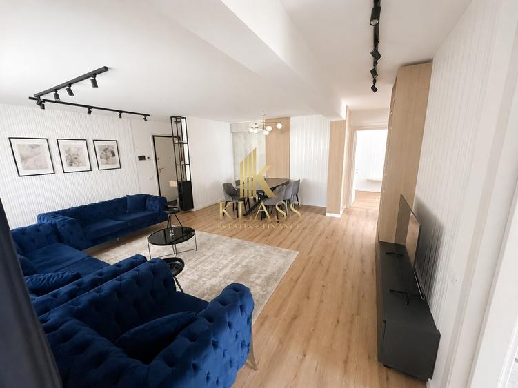 Apartament cu 3 camere semidecomandat, mobilat în Voluntari